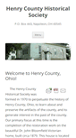 Mobile Screenshot of henrycountyhistory.org