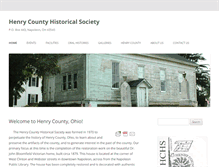 Tablet Screenshot of henrycountyhistory.org